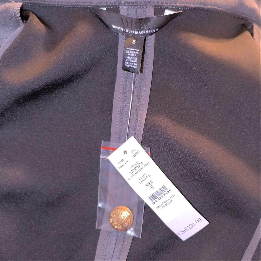 WHBM Ultra Suede Safari Jacket - Picture 12 of 14